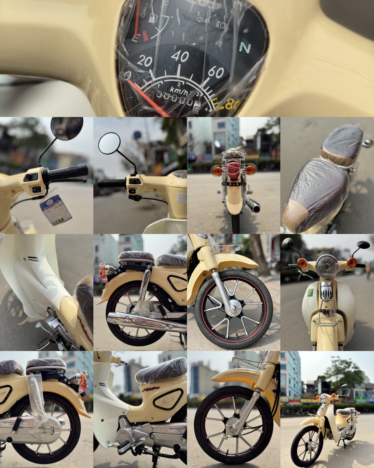 Cub Motor Thái 50cc vành đúc: Dung tích bình xăng, mức tiêu hao nhiên liệu thực tế